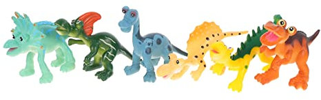 Toyvian 6stücke Realistische Dinosauriermodelle Spielzeug Simulationstiere Lernspielzeug Für Junge Mädchen Kognitive Entwicklungsspielzeug