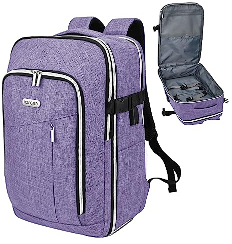 Personal Item Travel Carry On Luggage Backpack for Women Men Flight Approved Casual Weekender Laptop Bag for College Business Outdoors Hiking Water Resistant Lightweight Daypack with USB Charging Port