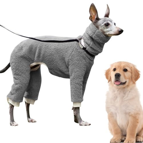 Firulab Winter-Hundepullover, Hunde-Body, Gemütliche, weiche, Winddichte Winter-Hundekleidung für den ganzen Körper, die den Körper verschüttet und verdickt, für Deutsch Kurzhaar, Terrier