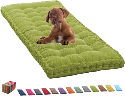 Outdoor Bankauflage 10cm Dicke 1/2/3-Sitzer Bankkissen 90x40/100x40/120x40/150x50/160x40/160x50/110x60 Bankauflage für Garten Terrasse Schaukel Bankkissen Sofa Boden Sitzkissen(Color:D,Size:110*40cm/4