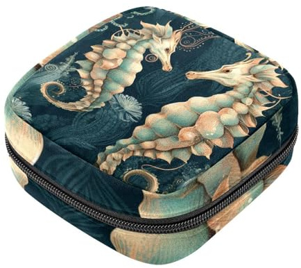 Seahorse-1388 - Borsa per il primo ciclo mestruale, per ragazze e donne, per coppette mestruali femminili