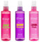 MR WONDERFUL - Bruma Corporal Perfumada 3 x 200 ml, Sunset Paradise, Loving Pink y Coconut Dreams, Body Mist, Aroma Floral Frutal, Fragancia Fresca, Fácil de Aplicar, Secado Rápido, Formato Spray