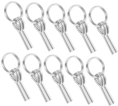 OKUMEYR 10 Stück Zeltheringe Für Außenbereich Campingzelt-zubehör Verbindungsstifte Für Zelte Stabile Befestigungen Für Seile Praktische Ringe Für Camping Leichte Und Tragbare Lösung Für o