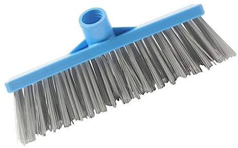 HOUDERCO 1pezzi Testa Di Ricambio Per Scopa Pavimenti Con Setole Dure Blu Spazzola Resistente Per Pulizia Dettagli Accessorio Casa Multifunzionale Per Sporco Ostinato