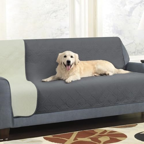 Luvore Housse de canapé imperméable, Housse de lit, Housse pour Animaux de Compagnie, canapé, Housse pour Meubles de canapé, Lavable en Machine, Convient aux Enfants, Chiens, Chats, 137x208cm