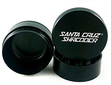 SANTA CRUZ SHREDDER - LARGE 3 PIECE GRINDER BLACK 2.75