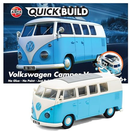 QUICKBUILD VW Camper-Van Modellbausatz, blau