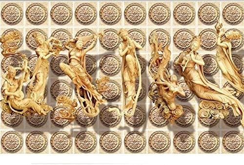 Wallpaper - Murals - Non-Woven - Photo Home Decoration Sandstone Relief TV Background Wall Living Room Bedroom background3D Wallpaper