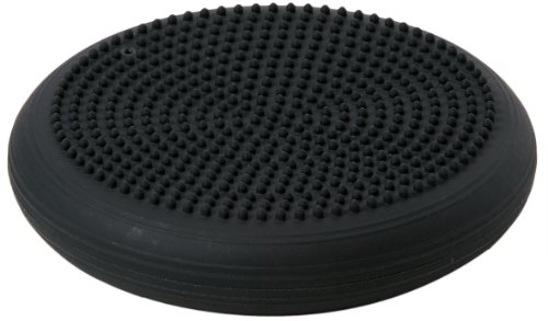 Togu Balancekissen Dynair Ballkissen Senso 30 cm, Sitzkissen mit Noppen (schwarz)