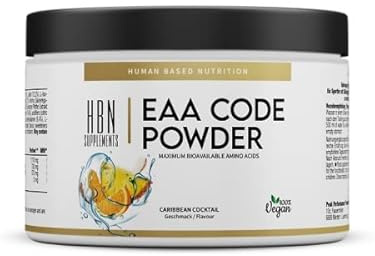 PEAK EAA CODE 280g | Optimierte EAA MATRIX | 100% Vegan | (Caribian Cocktail)