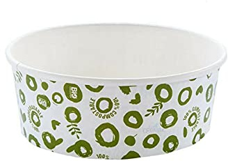 CF CARTA INGROSSO E DISTRIBUZIONE Insalatiera 1000ml – 100% riciclabile – coperchio in pet – porta poke – 50 pezzi (1)