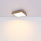 INNOVATE Lampara techo LED apariencia madera [30x30cm - 750 Lumenes - 3000K blanco calido - 12W] Plafon LED techo Luz para cocina, baño, dormitorio, WC I Aplique baño Foco candeeiro teto plafón