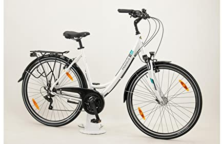 Pegasus Piazza 21 28 Zoll Wave Trekking Rad 21-Gang Kettenschaltung weiß