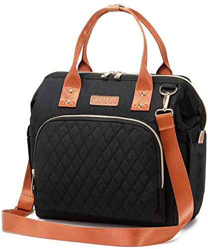 KYALOU Kleine Wickeltasche, Mini-Baby-Rucksack für Mama, multifunktional, wasserdicht, Reisetasche für Jungen und Mädchen, Schwarz, Small, Tote Rucksäcke
