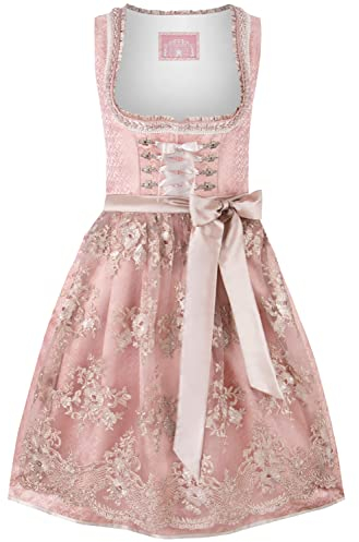 Stockerpoint Dirndl Bonny Robe pour Occasion spéciale, Rose, 48 Femme