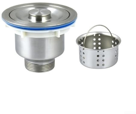 Bathroom Sink, Stainless Steel Washbasin Downpipe Single and Double Sink Downpipe Fittings