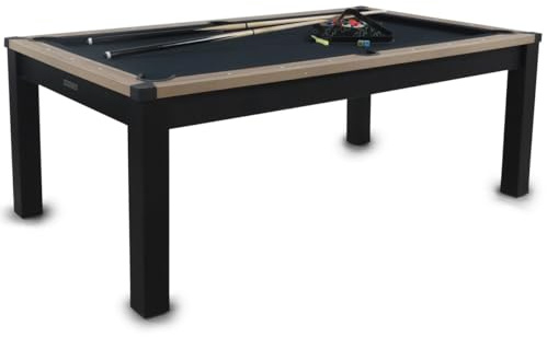 Pegasi Billardtisch 7ft Florence - Schwarz - Tischbillard - Indoor | Pool Table für Erwachsene, Premium Qualität, Holz, Billard tisch, Mini billardtisch, Billardtisch outdoor, Billardtisch 8ft