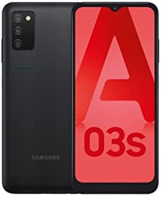 SAMSUNG Galaxy A03S, Téléphone Mobile 4G 32Go Noir, Carte SIM Non Incluse, Smartphone Android, Version FR (Reconditionné)