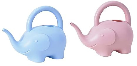 SEWOART 2pièces Arrosoirs Cartoon pour Outils De Jardinage Arrosage Pratique Et pour Interaction Parent Couleurs Rose Et Bleu
