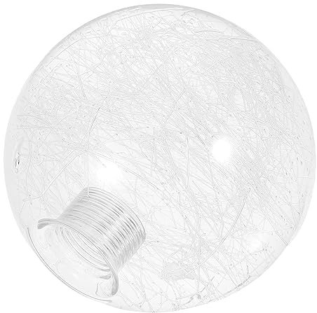 TOYANDONA G9 Glass Lamp Shade 100mm Round Ball Hanging Lampshade Threaded Design Elegant Solid Material for Living Room Home Decor Enhance Aesthetics Stable