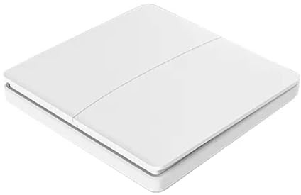 Funkschalter Set - Funk-Wandschalter Lichtschalter mit Empfänger - 30M Reichweite Drahtlos Kinetischer Batterieloser 230V 10A | 2er Schalter