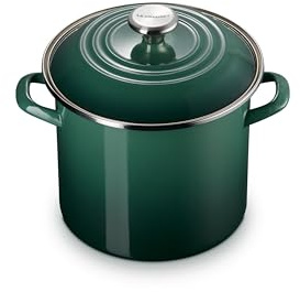 Le Creuset Traditioneller Emaille-auf-Stahl-Topf, 8 Liter, Artischocke mit Edelstahlknopf
