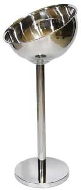 Lijiaxiuyc-101 eiskübel Vertikaler Edelstahl-Champagner-Eimer, verdickter Outdoor-EIS-Wein-Becken, Home-Party-EIS-Wein-Eimer, Bar-EIS-Eimer sektkübel(Silver)