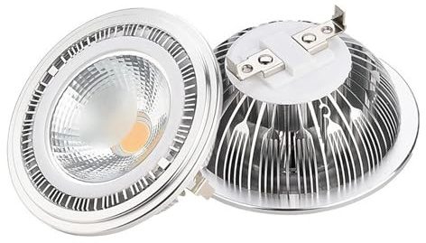 JCKJWL 1PC Lampadina LED dimmerabile for esterni 18W AR111 Lampadina Faretti G53/GU10 18W LED Faretto da incasso 3000-6000K Illuminazione di grandi aree(Cool White)