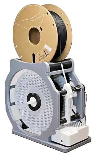 Wsexyy Rewinder De Carrete Eléctrico, Respalente De Filamento Industrial 3D, Arranque Inteligente Y Parada para Carretes De 1 Kg, Envuelve Perfectamente Sin Enredar, para Materiales De Impresión 3D