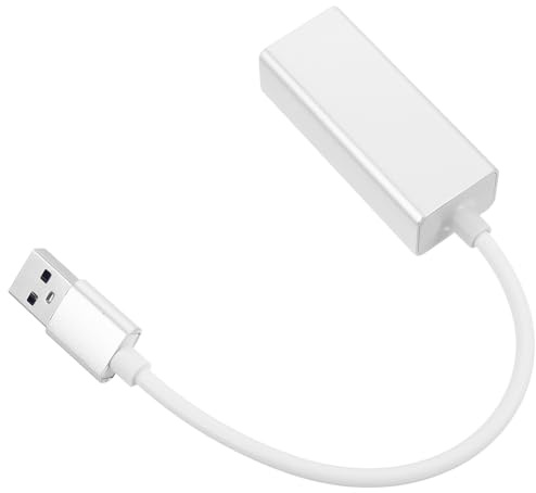 TEHAUX LAN Gigabit Adaptador USB de Aleación de Aluminio Conector de Ethernet Adaptador USB Ethernet para Computadora Uso Portátil Viajes