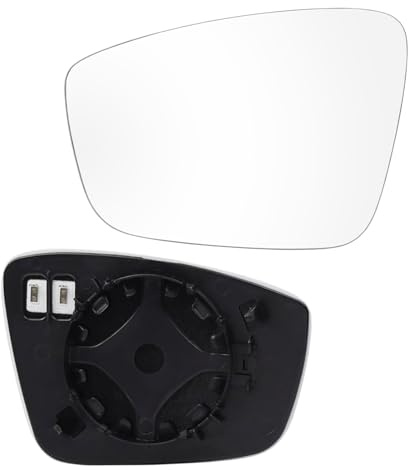 Mingke Wing Mirror Glass Heated Left for VW UP 2011-2016 Seat Mii (KF1,KE1) Skoda Citigo Rapid 2011-2019 Passenger Side Mirror Replacement