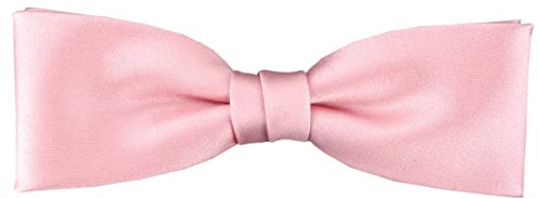 TigerTie vorgebundene schmale Fliege Uni einfarbig + Box