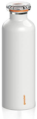 Guzzini - On The Go, ENERGY Bottiglia Termica da Viaggio L - Bianco, Ø 8 x h24 cm | 750 cc - 11670311
