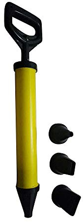 Pistola de calafateo, bomba de cal Vangonee, pulverizador de lechada, pulverizador de cemento, aplicador de lechada, herramientas de llenado con 4 boquillas para cocina, sala de estar