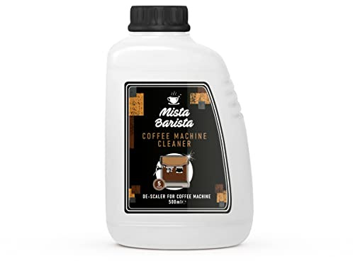 Mista Barista - Coffee Machine Cleaner and Descaler Liquid | 5 Applications Per Bottle - 500ml