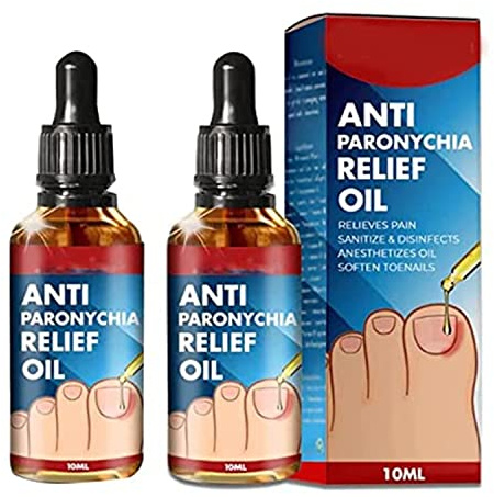 German Toenailplus Anti-Paronychie-Öl, pflegendes eingewachsenes Zehennagel-Behandlungsöl, Behandlung für beschädigte und verfärbte Nägel, 2 Stück
