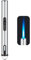 ibforcty Jet Torch Lighter, Refillable Butane Lighter with Visible Window, Windproof Candle Lighter for BBQ, Camping, Stove, Kitchen Cooker, Hobs, Men Gifts (Gas Not Included) (Silver)