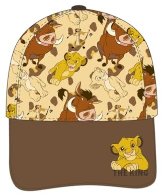 CERDÁ LIFE'S LITTLE MOMENTS Gorra Infantil con Visera del Rey León, Marrón, Talla única Unisex niños