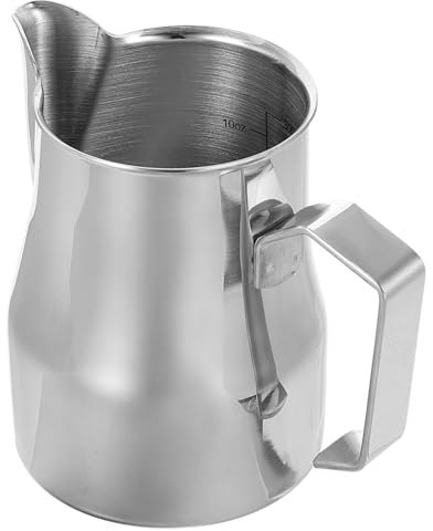 MAGICLULU Tasse à Mousse De Lait Pitcher Pour Espresso Et Latte Art Avec Bec Verseur Pour Lait Et