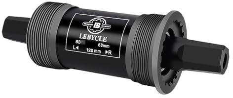 Movimento Centrale Bici Movimento centrale for bicicletta da 68 mm 110,5/113/120/122,5/124/126 mm Albero con foro quadrato Mountain bike Ciclismo Movimento Centrale Perno Quadro ( Material : 113mm )