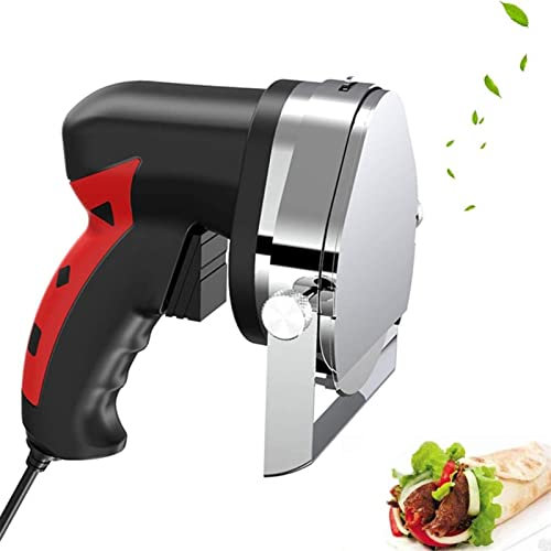 sjdoPulse Machine À Trancher La Viande, Couteau À Kebab Électrique Professionnel, Trancheuse À Kebab Électrique Portative pour Trancheuse À Kebab d'agneau, De Porc Et De Poulet