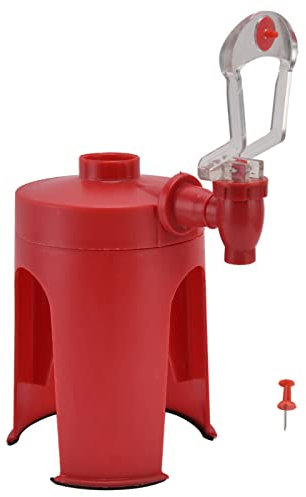 Wasserspender, Mini-Wasserspender, automatisch, umgekehrt, rot, Getränkespender, automatisch, für Reisen, Camping