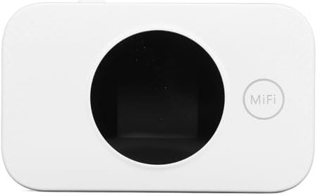 4G Mobile Hotspot, 4G LTE Entsperrtes WLAN Hotspot Gerät, Tragbarer WLAN Router mit SIM Kartensteckplatz für Reisen, Verbindet Bis zu 10 Geräte, für Smartphones und Laptops