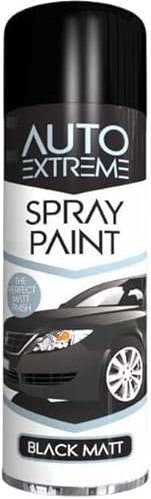 GSV Essentials All Purpose Black Matt Spray Paint, Versatile Tool, Aesthetic Appeal, Ease Of Use, And Durability, Quick-Drying Formula, Long-Lasting, Ideal For Interior And Exterior (2PCS)