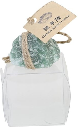 DLBTWDOYLS Grüne Aventurinkristalle 3-5cm, natürlicher Quellstein Kristall Mineral Probe, handverlesene Reiki Heilung Original Kristalle, geeignet für Heimdekoration und Heimwerken (Grüner Aventurin)