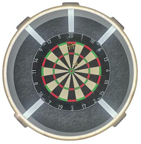 Dartboard Lighting for Dartboards I LED Dartboard Lighting I Dartboard Lighting I Without Dartboard Lighting (White, Without Lighting + Magnet)