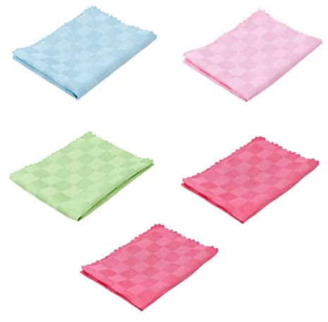 CALLARON 5 Piezas Trapos de Cocina Multifuncionales Trapo de Escamas de Pescado Paño de Cocina para Lavar Platos Estropajo Color Aleatorio