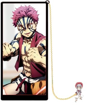1 x Anime-Metall-Lesezeichen mit Kette (Stil 1)