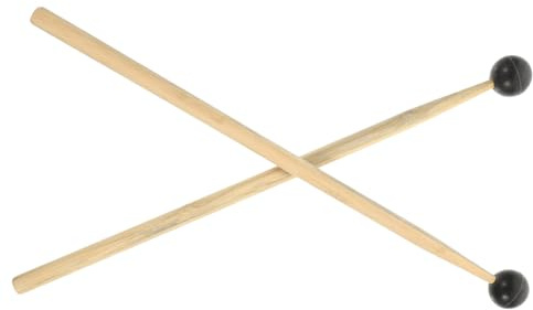 Baquetas para Tongue Drum de Bambú y Silicona, 2 Piezas