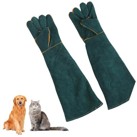 60 cm guante protectora perro,guantes para gatos,Guantes de ProteccióN Animal,Anti-Mordidas Guantes,guantes entrenamiento perro,Guantes Anti-Mordidas,Para alimentar a los animales, proteger las manos